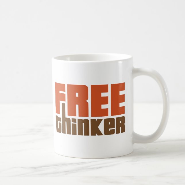 Taza De Café Pensador libre (Derecha)