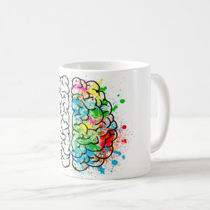 Taza De Café Pensamiento cerebral Psicología dibujo