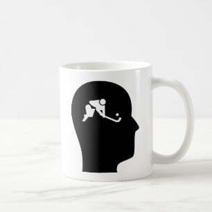 Taza De Café Pensamiento en hockey hierba