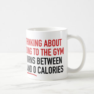 Taza De Café Pensamiento en ir al gimnasio