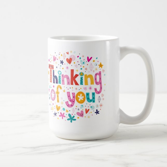 Taza De Café Pensamiento en usted (Derecha)