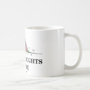 Taza De Café Pensamientos medios internos (Humor de las estadí