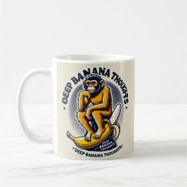 Taza De Café pensamientos profundos de banana