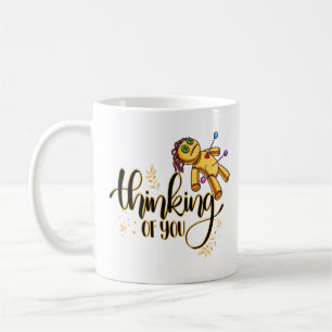 Taza De Café Pensando en tu divertida muñeca de Halloween Voodo