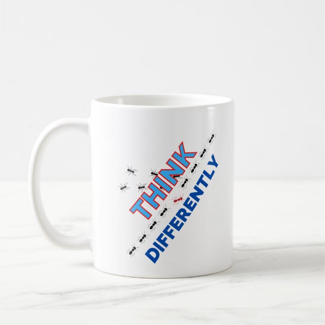 Taza De Café Pensar diferente 6.w (Izquierda)