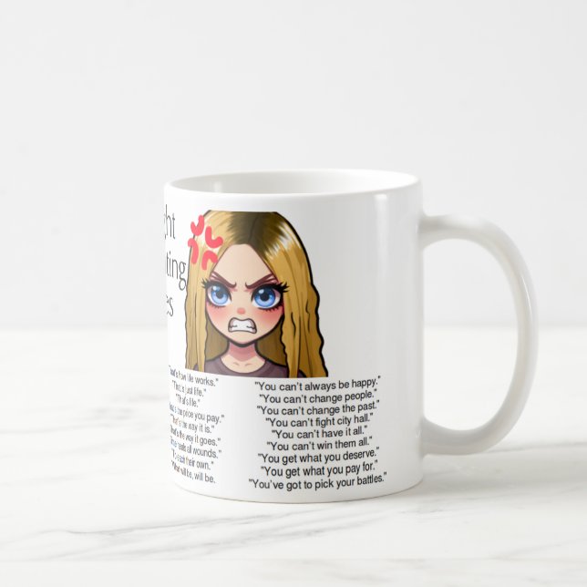 Taza De Café Pensar en terminar con los clichés (Derecha)