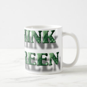 Taza De Café Pensar en verde
