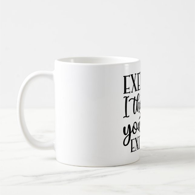 Taza De Café Pensé Que Dijiste Bolas Extra - Gracioso Personali (Izquierda)