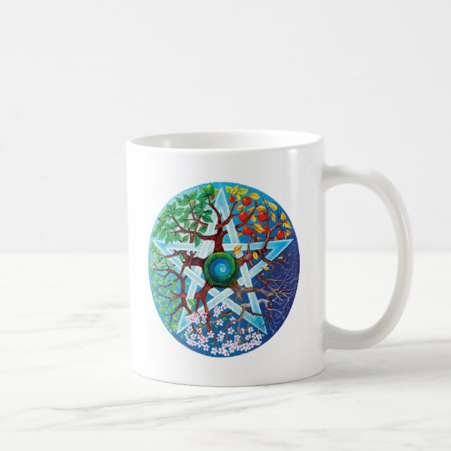 Taza De Café pentáculo-estaciones (Derecha)