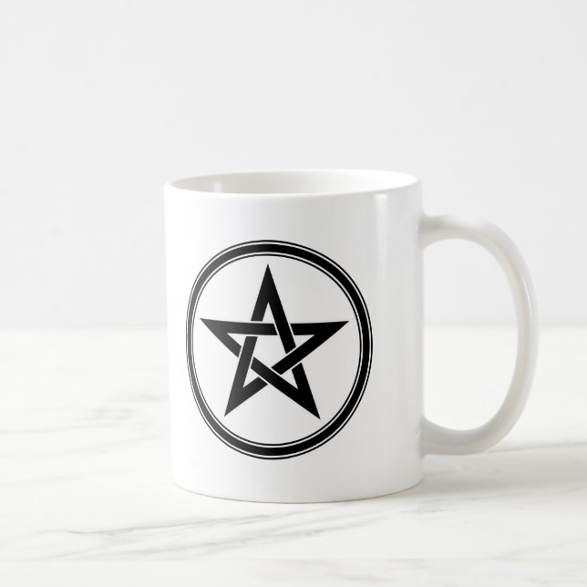 Taza De Café pentáculo negro (Derecha)