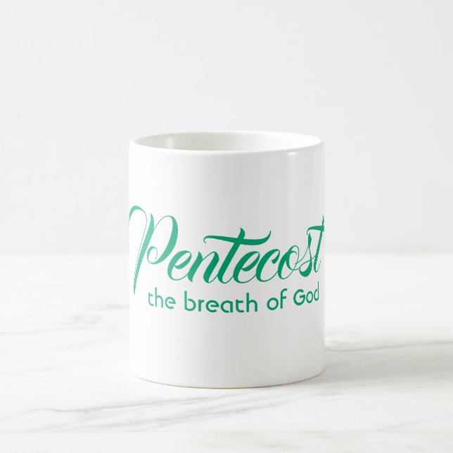 Taza De Café Pentecostés - el aliento de Dios (Centro)