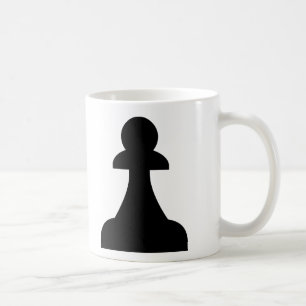 Taza De Café Peón negro (1/8)