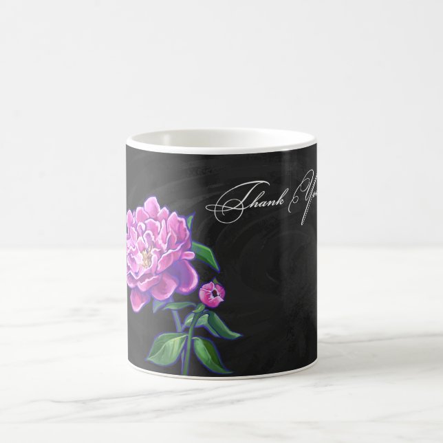 Taza De Café Peonies Gracias (Centro)