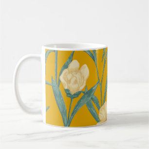 Taza De Café Peony Claire de Lune Vintage