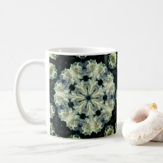 Taza De Café Peony Kaleidoscope Flower Art