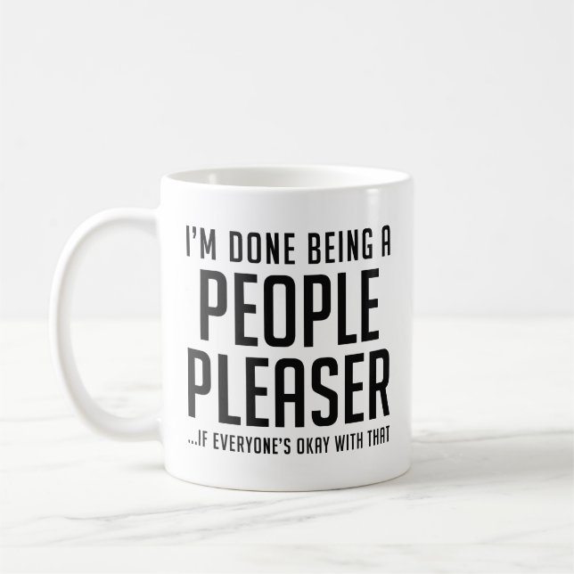 Taza De Café People Pleaser (Izquierda)