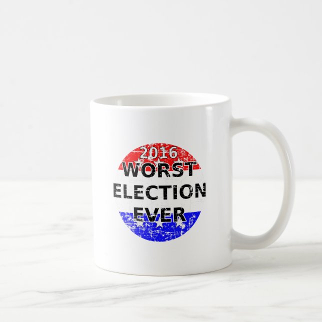 Taza De Café Peor Elección De La Historia (Derecha)