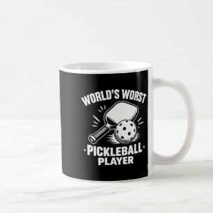 Taza De Café Peor jugador de pickleball del mundo -