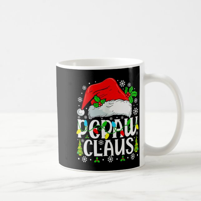 Taza De Café Pepaw Claus Funny Christmas Family Matching  (Derecha)
