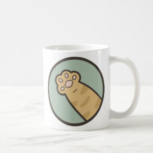 Taza De Café pepita de gato de tabby naranja