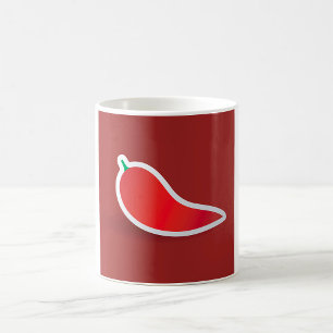 Taza De Café Pepper Rojo