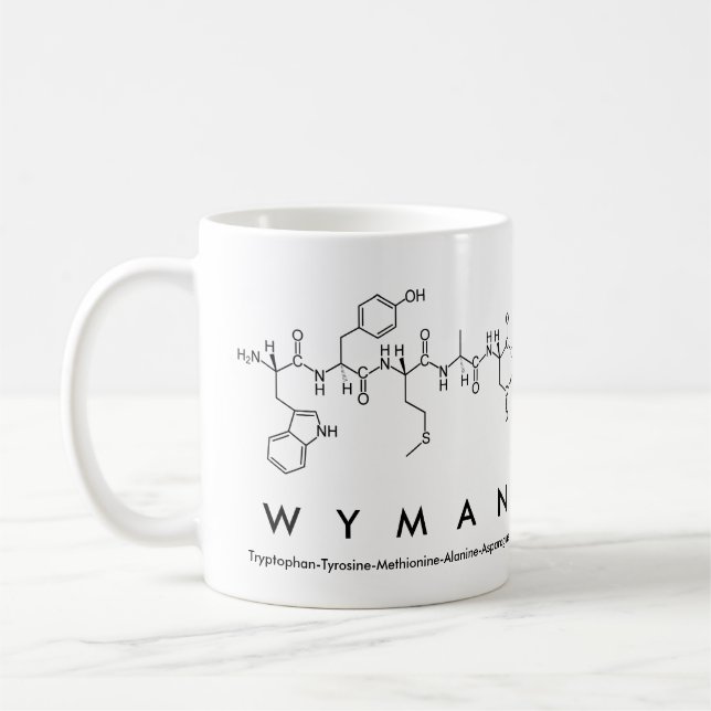 Taza De Café Péptido Wyman mug (Izquierda)