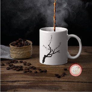 Taza De Café Pequeña ciruela de flores