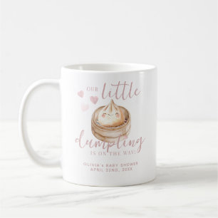 Taza De Café Pequeña coloración rosa de Baby Shower Mug  