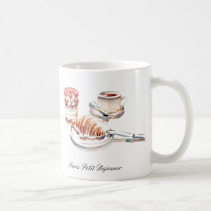 Taza de café pequena de París Degeuner