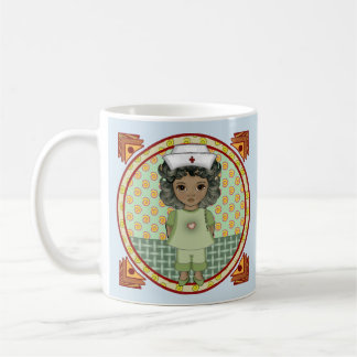 Taza De Café Pequeña enfermera negra
