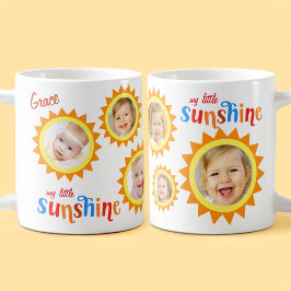 Taza De Café Pequeña foto de bebé de luz solar