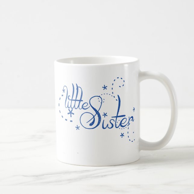 Taza De Café Pequeña Hermana Swirls (Derecha)