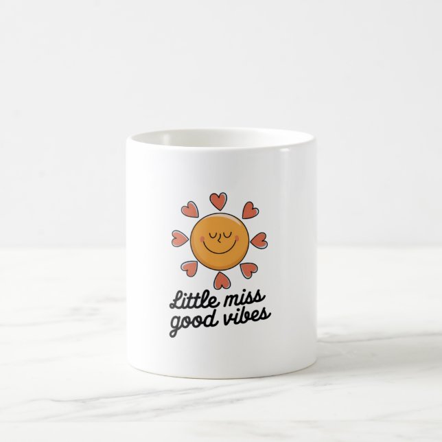 Taza De Café Pequeña perdida de buenas vibraciones (Centro)
