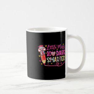 Taza De Café Pequeña Señorita 100 Días Más Inteligente Lápiz Le