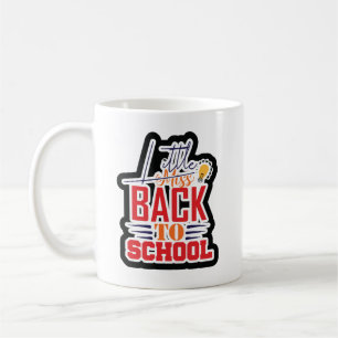 Taza De Café Pequeña Señorita de vuelta al colegio