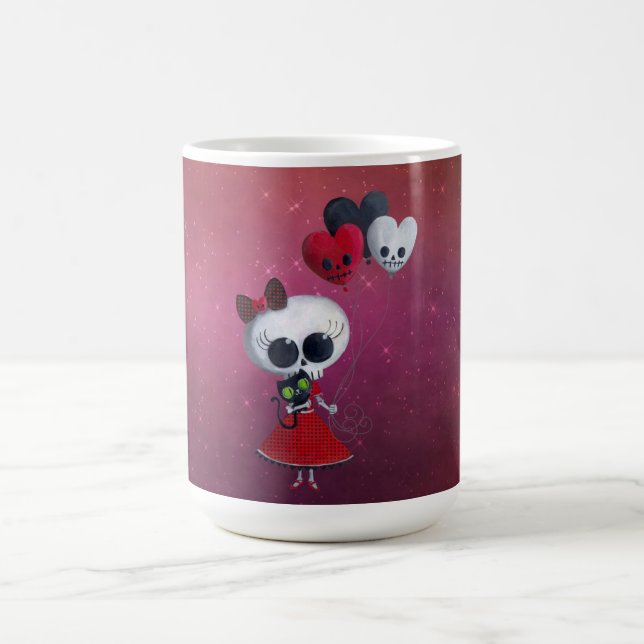 Taza De Café Pequeña Srta. Death Valentine Girl (Centro)