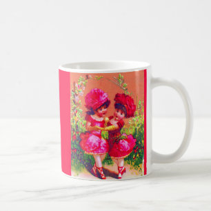 Taza De Café Pequeñas bailarinas de tarjetas de comercio de Vic