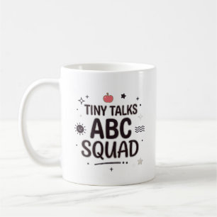 Taza De Café Pequeñas Charlas Equipo ABC Maestro Vida
