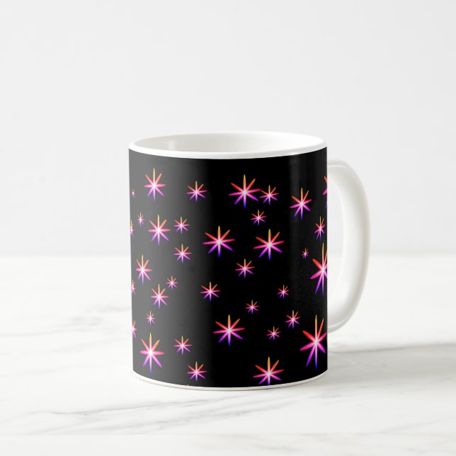 Taza De Café pequeñas estrellas lindas (Anverso derecho)