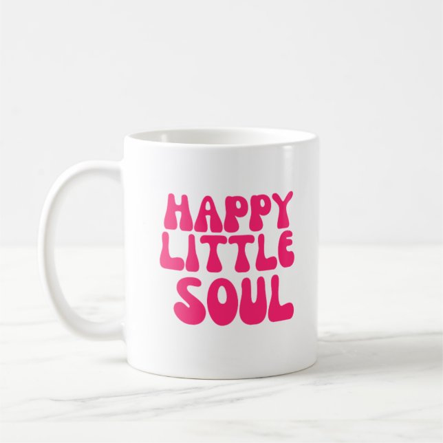Taza De Café Pequeño alma feliz (Izquierda)
