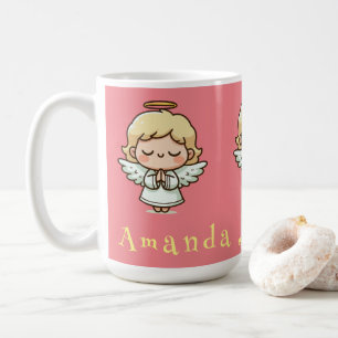 Taza De Café Pequeño ángel orante