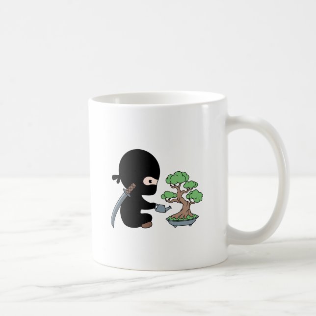 Taza De Café Pequeño árbol Ninja de agua Bonsai (Derecha)