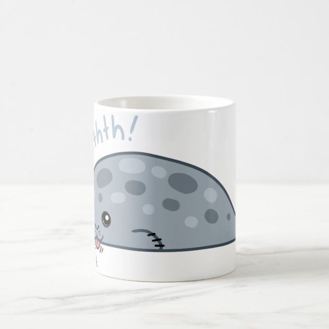 Taza De Café ¡Pequeño babbly sello lindo! (Centro)