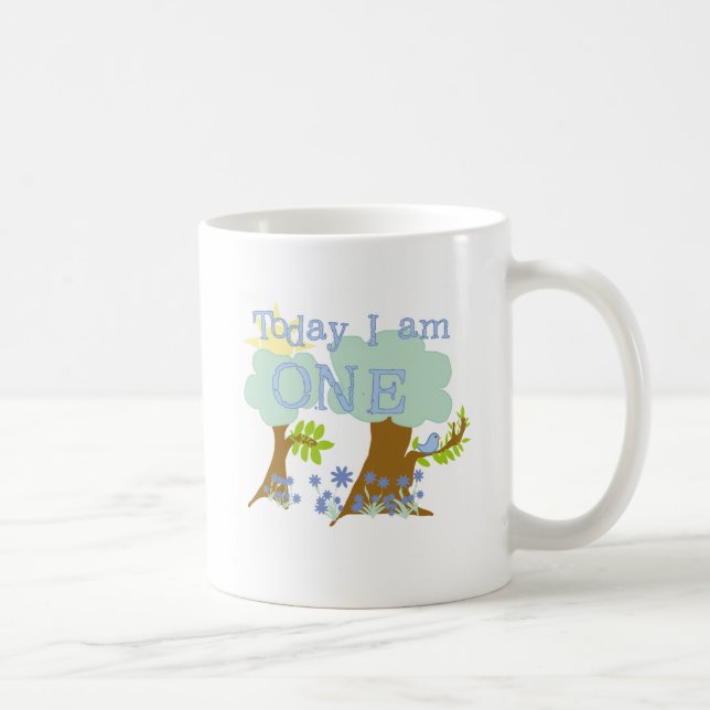 Taza De Café Pequeño Bluebird camisetas y regalos de cumpleaños (Derecha)