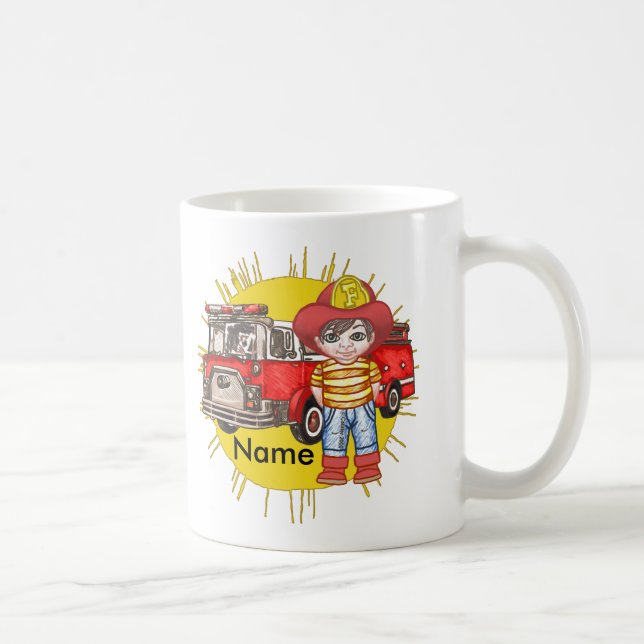 Taza De Café Pequeño bombero (Derecha)
