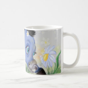 Taza De Café Pequeño burro y margarita - Dulce -