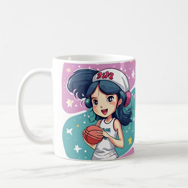 Taza De Café Pequeño café de Baller Babe Mug (Izquierda)