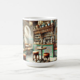 Taza De Café Pequeño Coffeeshop en Fez Marruecos