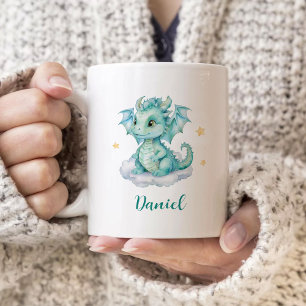 Taza De Café Pequeño Dragón Bebé Lindo