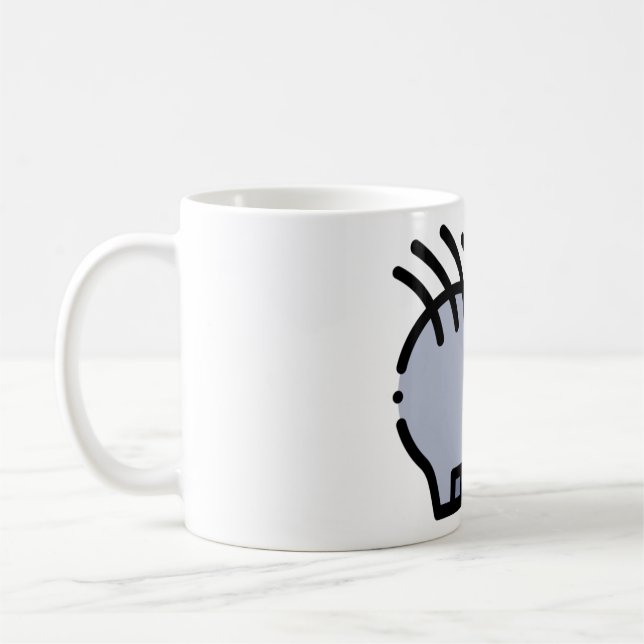 Taza De Café Pequeño Hedgehog (Izquierda)